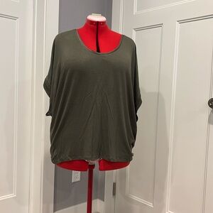 White House Black Market Green Tee